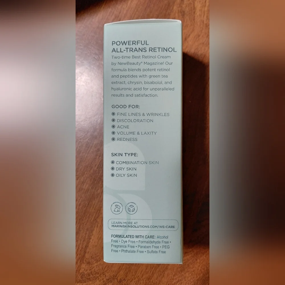 Jan Marini Marini Skincare Solutions Retinol Plus New In Box